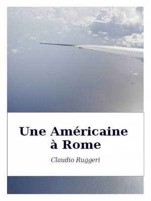 cover image of Une Américaine à Rome
